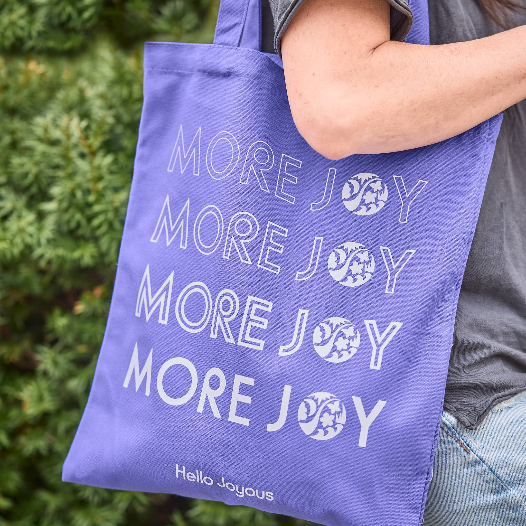 "More Joy" Cotton Tote Bag
