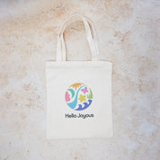 "More Joy" Hello Joyous Cotton Tote Bag