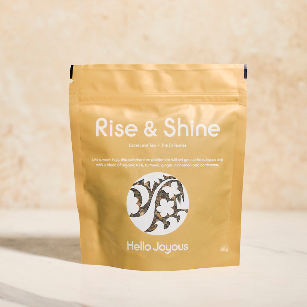 Rise and Shine Tea | Organic Turmeric & Ginger Blend | Hello Joyous